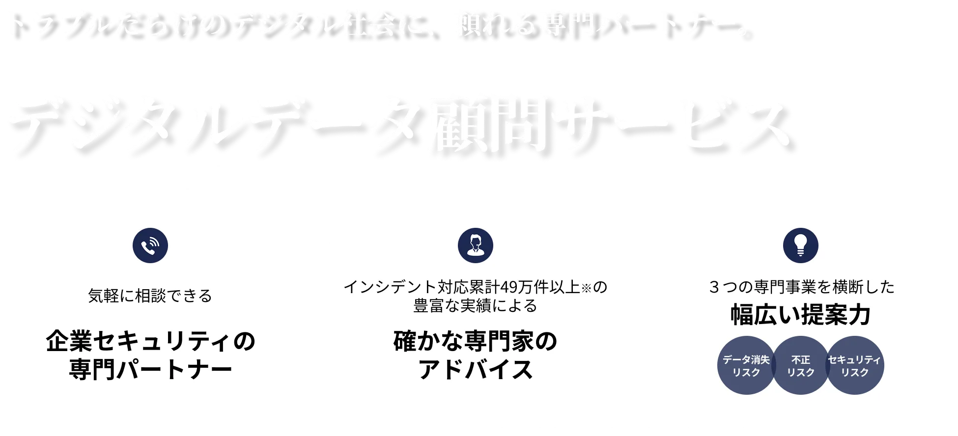 デジタルデータ 顧問サービス | Digital Data Advisory